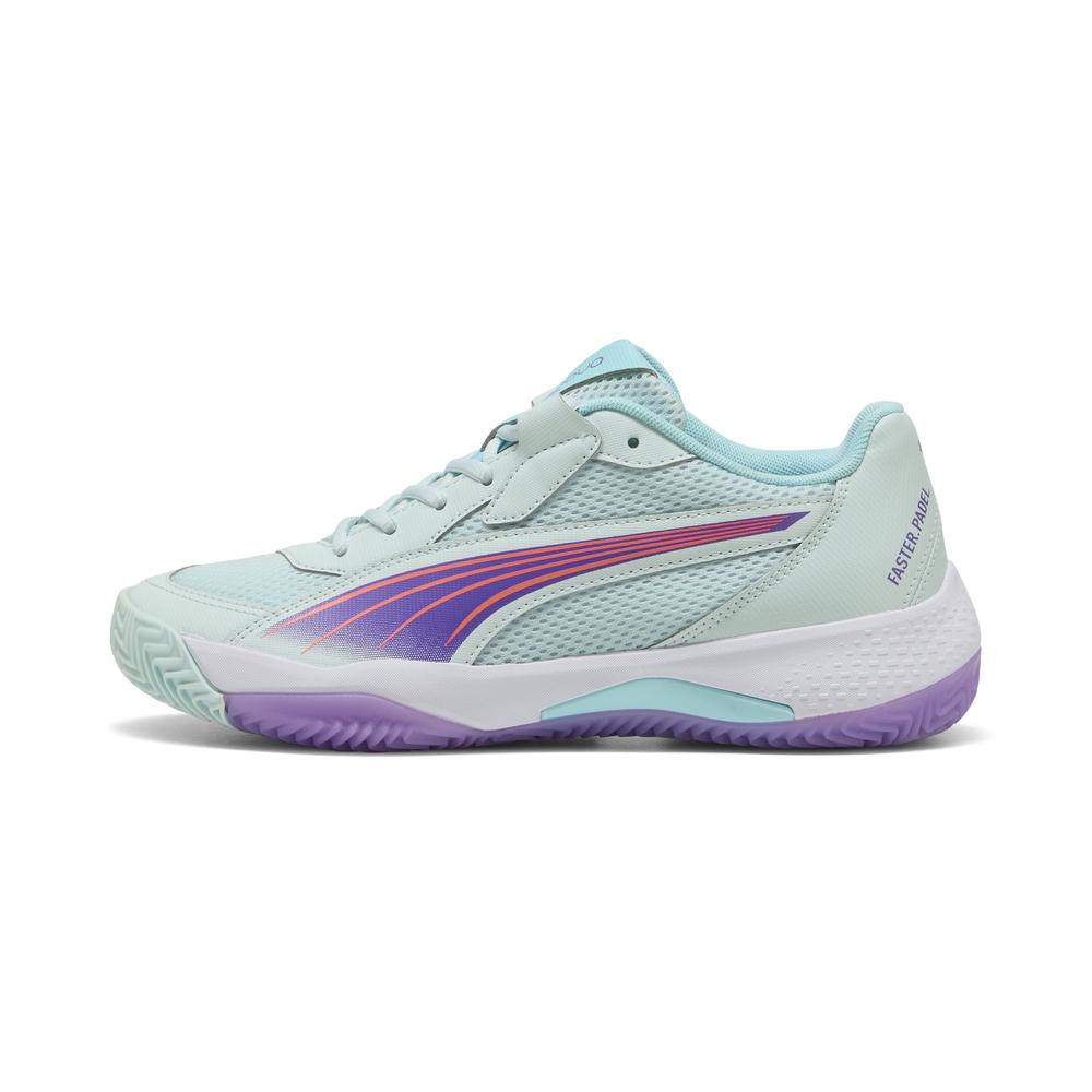 Foto 2 pulgar | Tenis Para Padel Puma Nova Court Para Mujer Turquesa