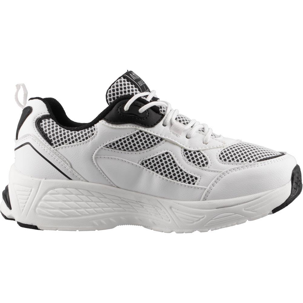 Foto 1 | Tenis Mujer Ovx Casual Urbano Comodo Agujetas Blanco