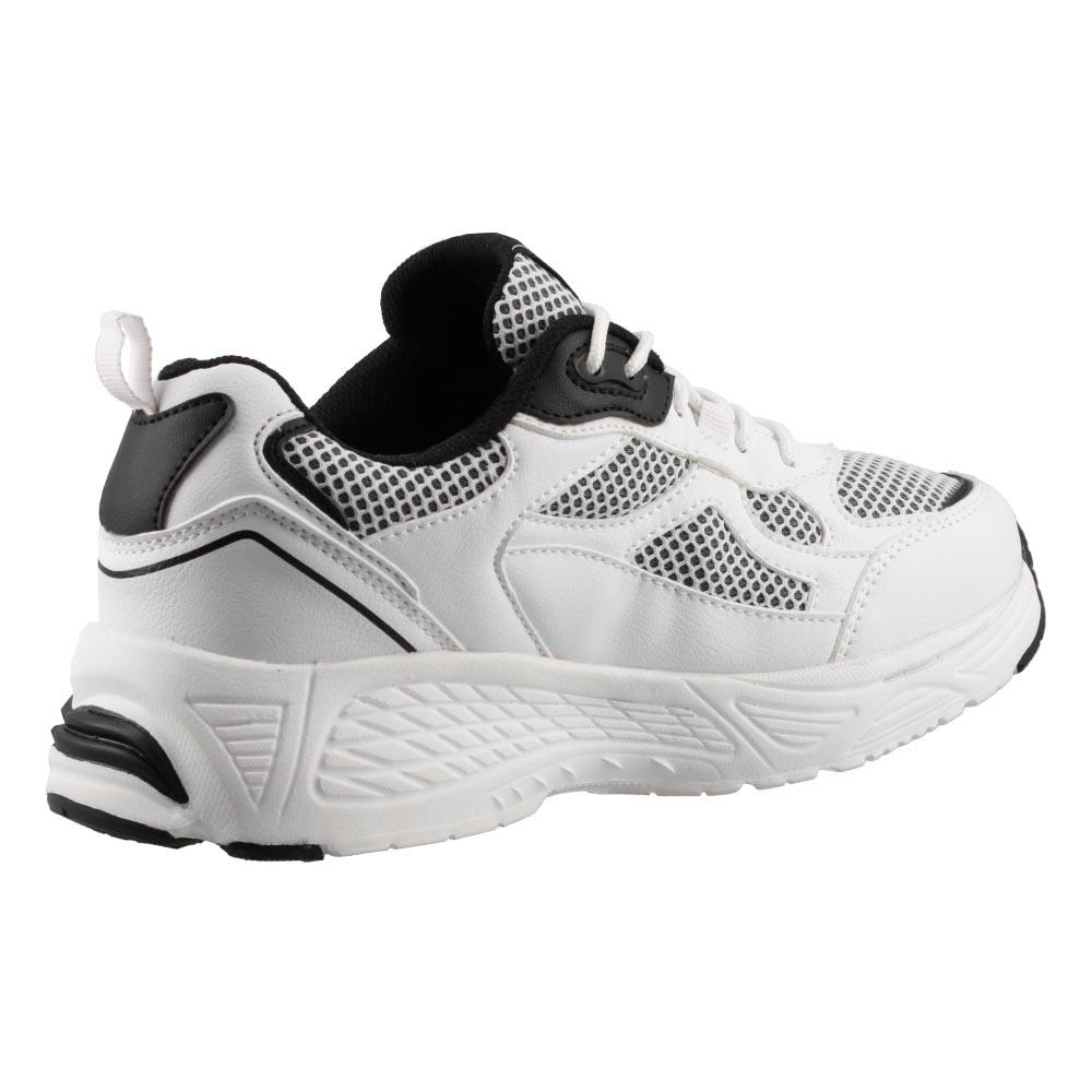 Foto 4 pulgar | Tenis Mujer Ovx Casual Urbano Comodo Agujetas Blanco