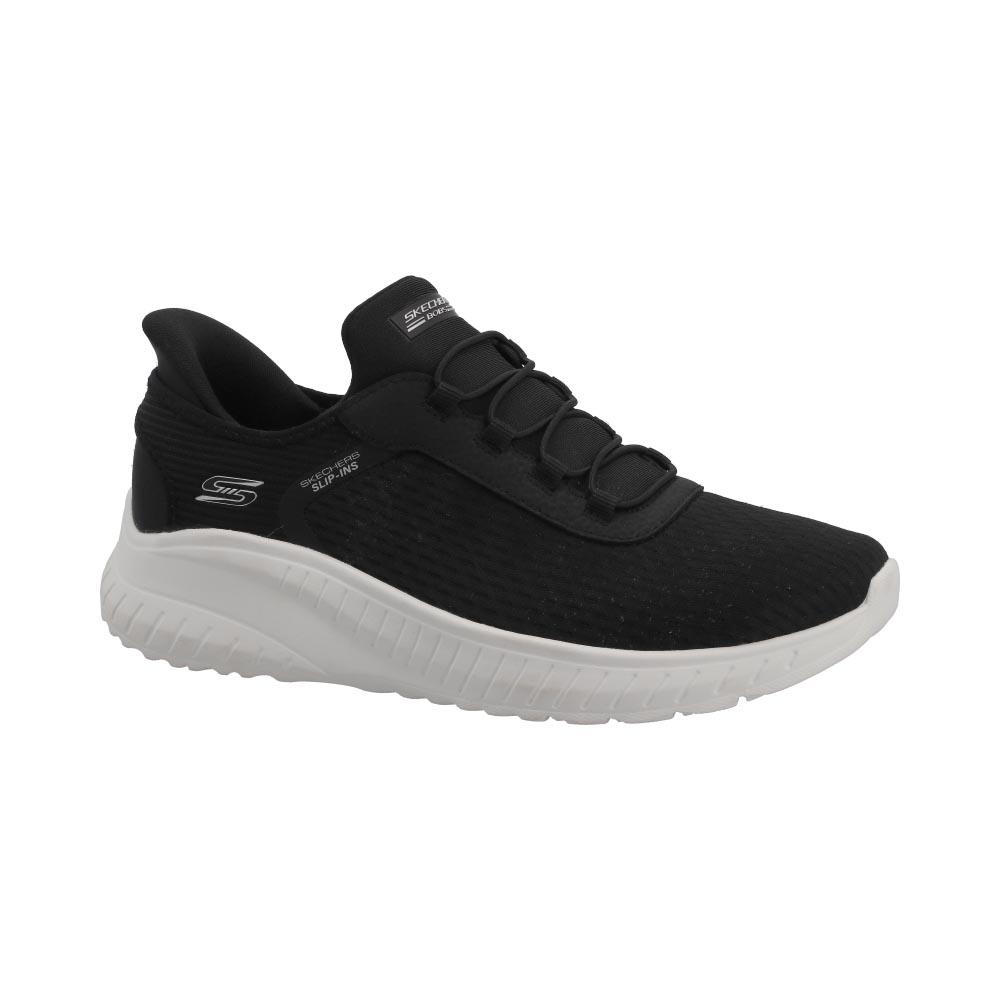 Foto 3 pulgar | Tenis Skechers Mujer Memory Foam Deportivo Negro