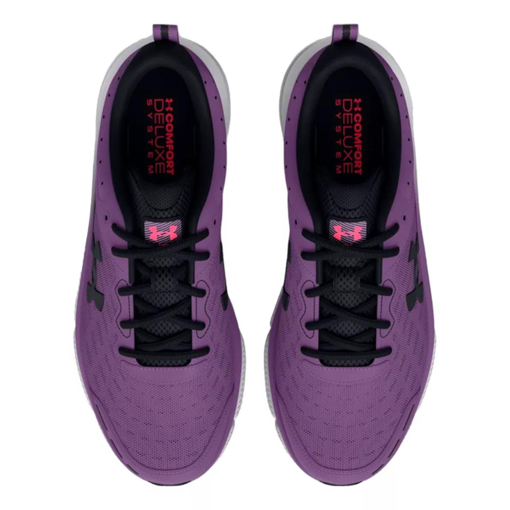 Foto 5 pulgar | Tenis Deportivos Under Armour Mujer Original Sports Running Violeta Oscuro
