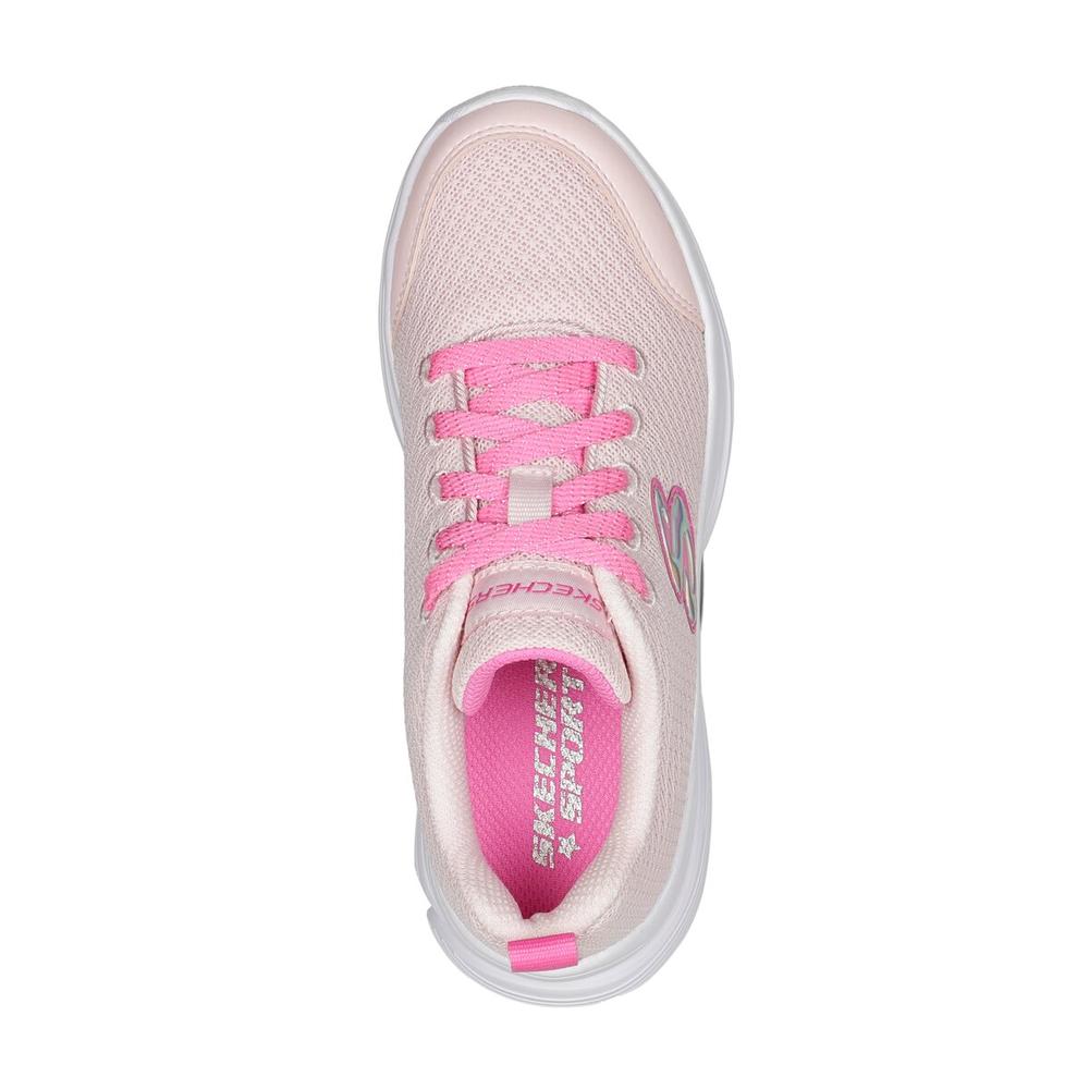 Foto 3 pulgar | Tenis Skechers Ajustable Transpirable Memory Foam Rosa