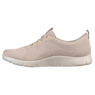 Foto 3 | Tenis Skechers Sport Beige para Mujer
