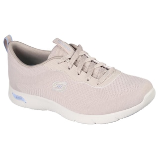 Foto 6 | Tenis Skechers Sport Beige para Mujer