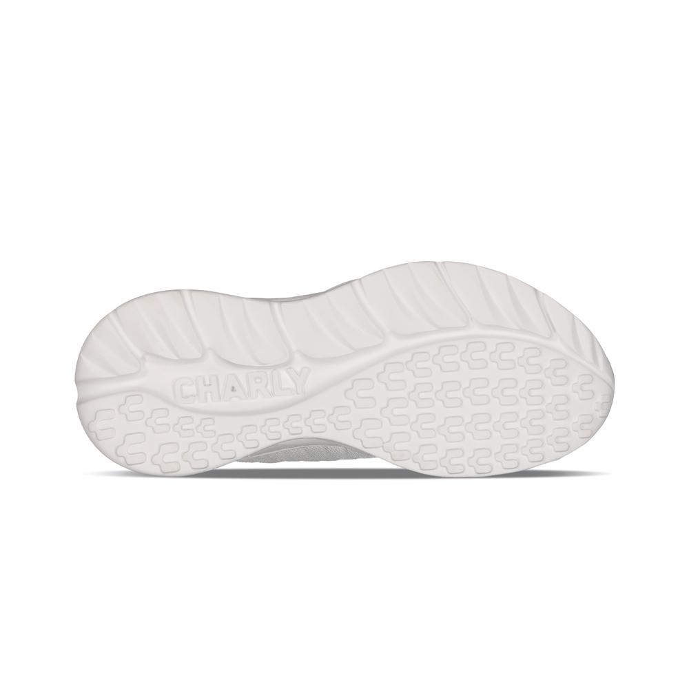 Foto 3 | Tenis Charly Sport Running Textil Blanco para Mujer