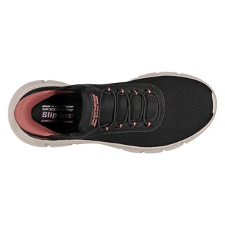 Foto 4 | Tenis Skechers Slips In Correr Negro para Mujer