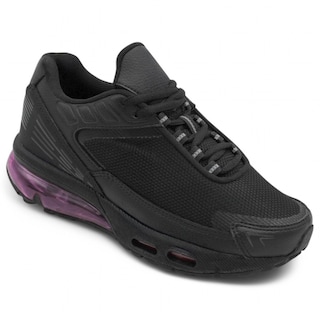 Foto 1 | Tenis Para Entrenamiento Exterior Piel Vegana Color Negro Para Mujer De Rbmove