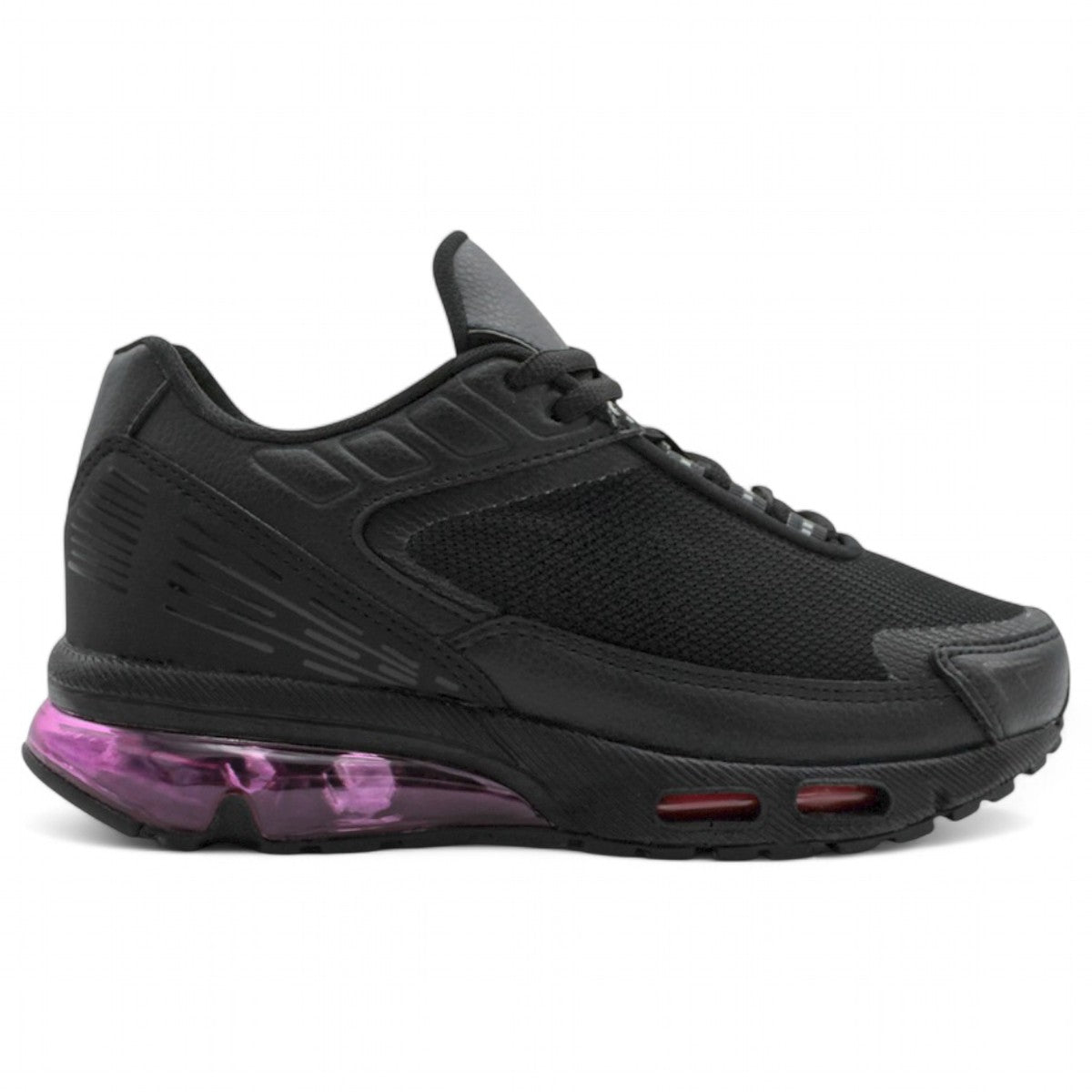 Foto 3 pulgar | Tenis Para Entrenamiento Exterior Piel Vegana Color Negro Para Mujer De Rbmove