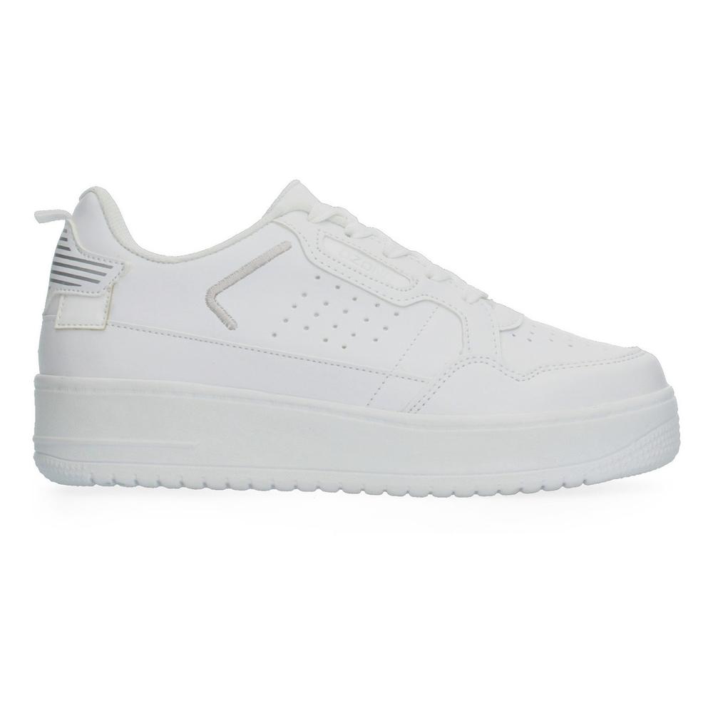 Foto 2 pulgar | Tenis Plataforma Blanco Para Mujer [ozo2833] Blanco