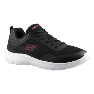 Foto 2 | Tenis para Mujer Skechers Textiles Negros