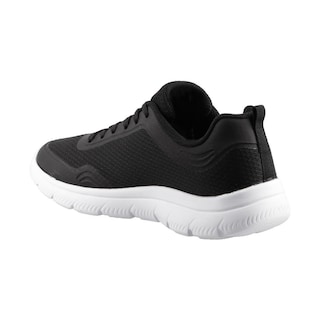 Foto 4 | Tenis para Mujer Skechers Textiles Negros