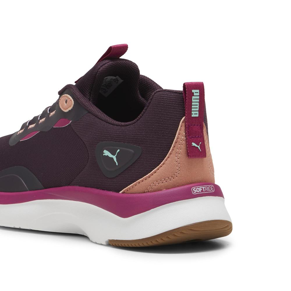 Foto 6 pulgar | Tenis Para Correr Puma Softride Orla Para Mujer Vino