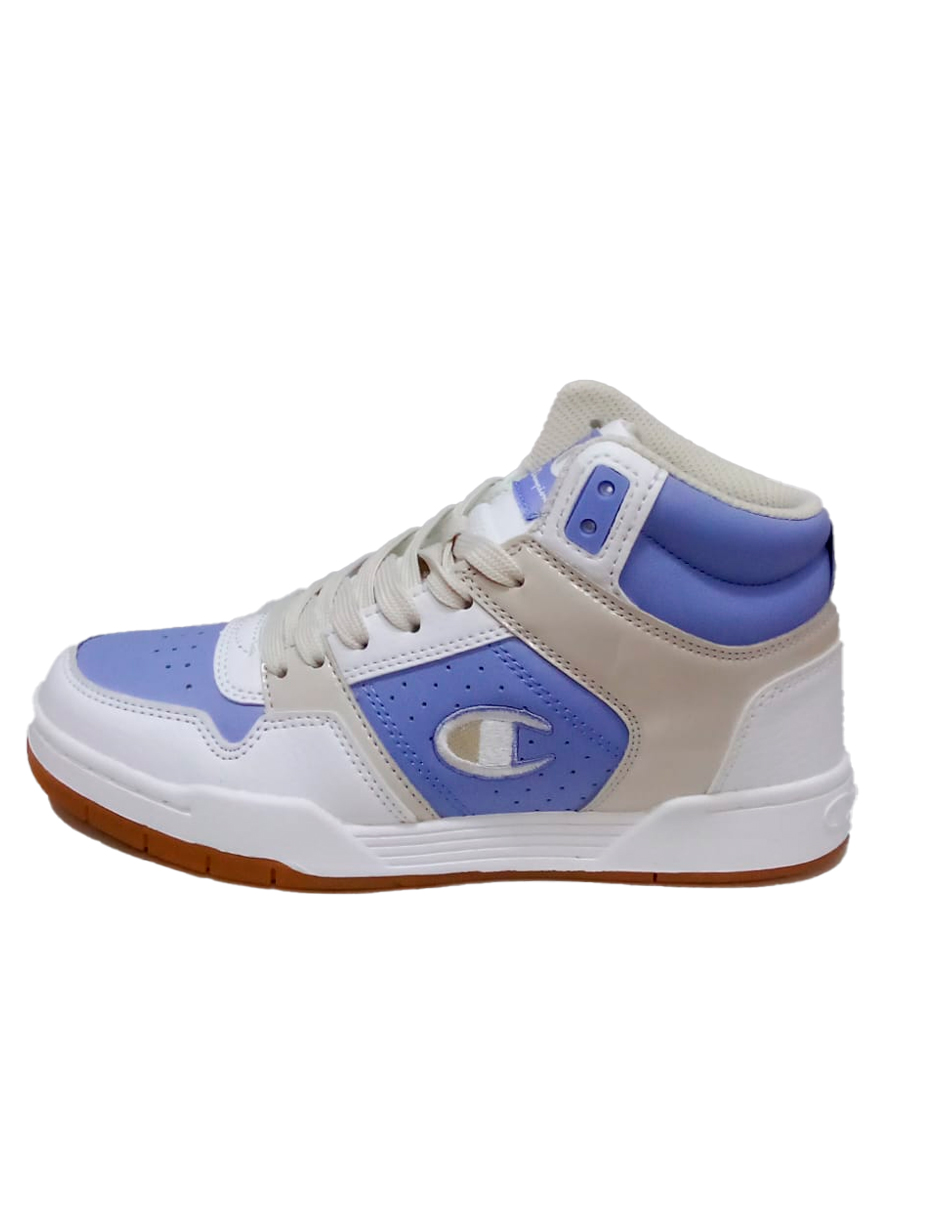 Foto 2 pulgar | Tenis Dama Champion Court Hi Azul Cas10600w