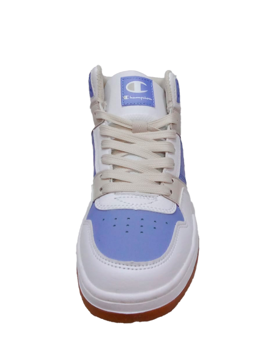 Foto 4 pulgar | Tenis Dama Champion Court Hi Azul Cas10600w