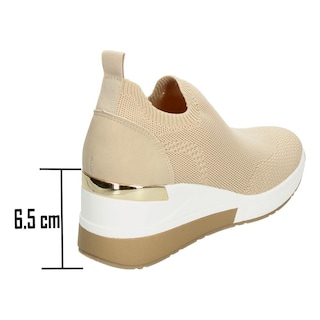Foto 3 | Tenis Mujer Berlin Con Plataforma Platform Color Beige Beige