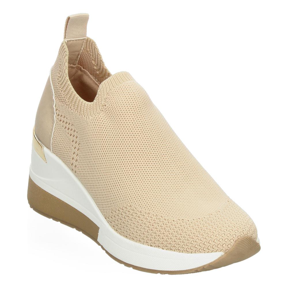 Foto 5 pulgar | Tenis Mujer Berlin Con Plataforma Platform Color Beige Beige