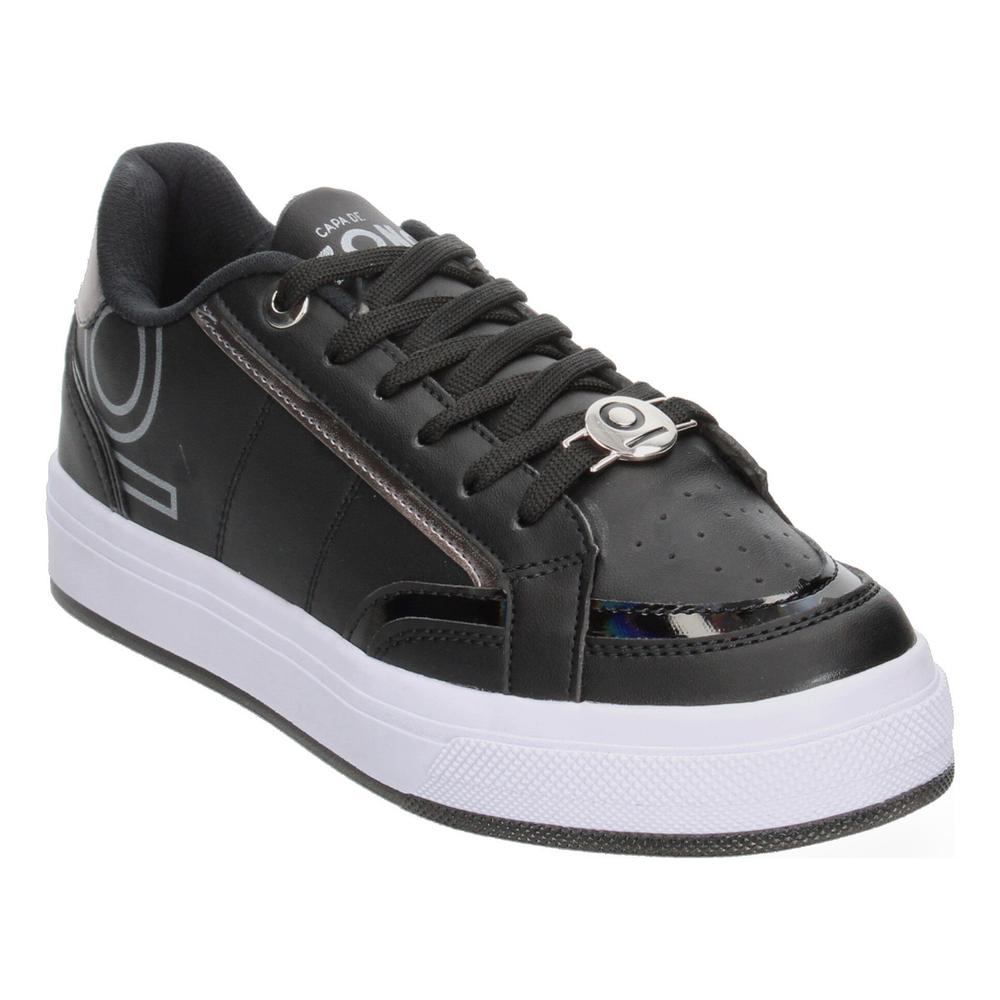 Foto 3 pulgar | Tenis Ozono Negro Para Mujer [ozo2897] Negro