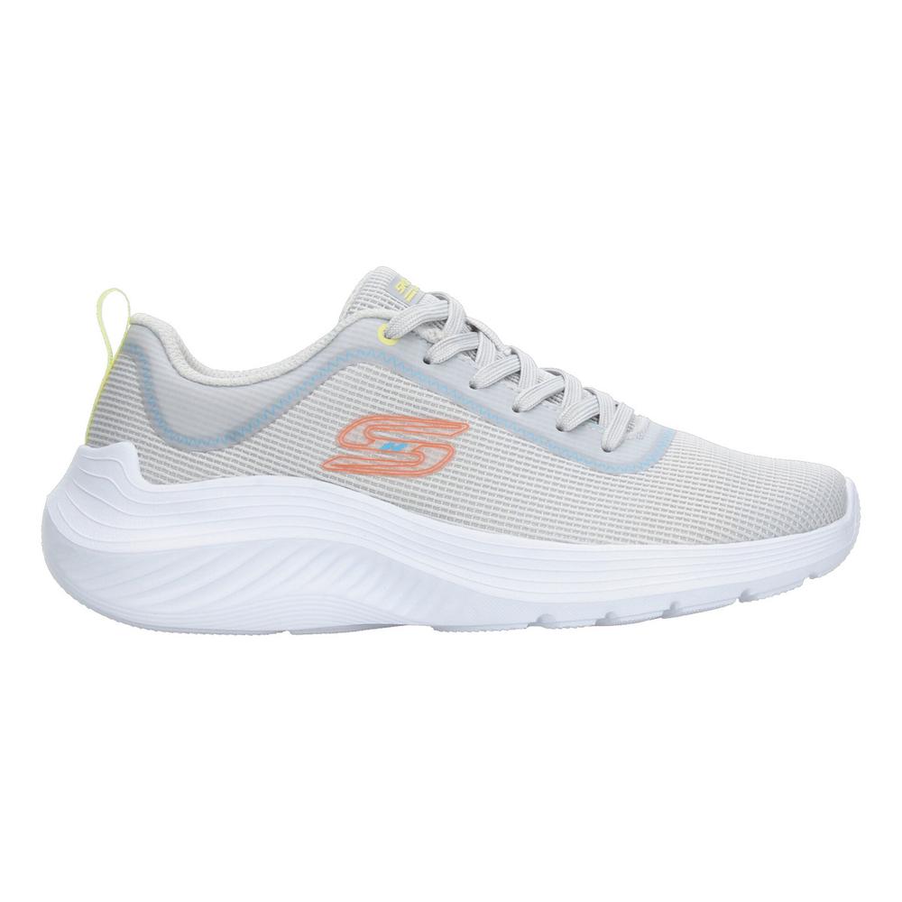 Tenis Skechers Bobs Gris Para Mujer [ske1035] Blanco