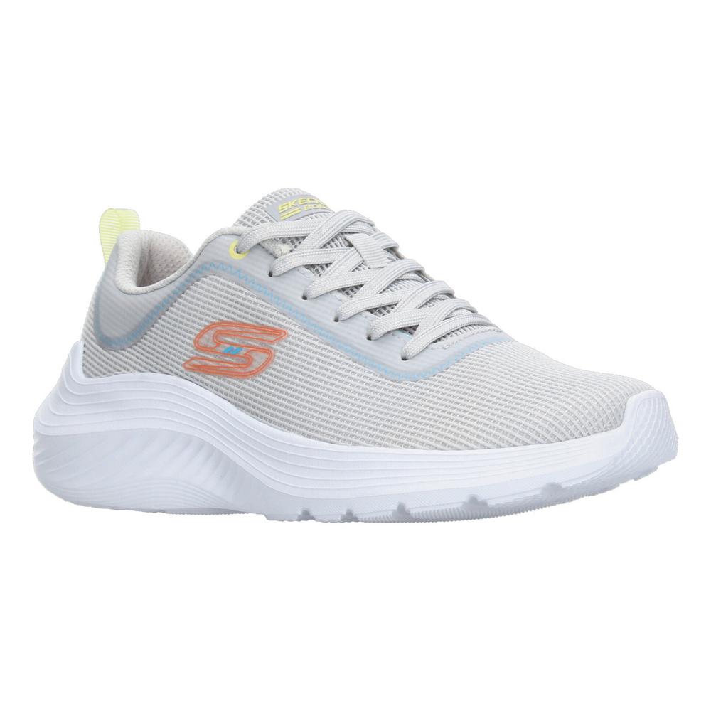 Foto 3 pulgar | Tenis Skechers Bobs Gris Para Mujer [ske1035] Blanco