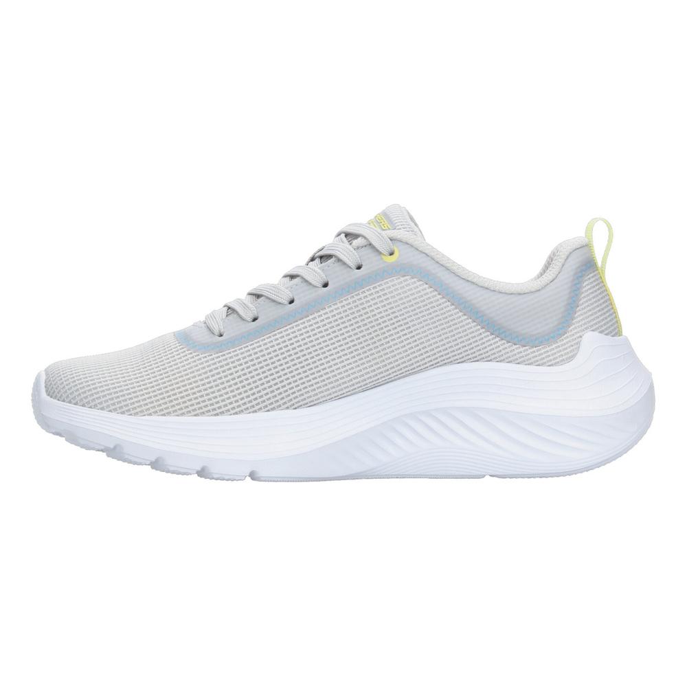 Foto 6 pulgar | Tenis Skechers Bobs Gris Para Mujer [ske1035] Blanco