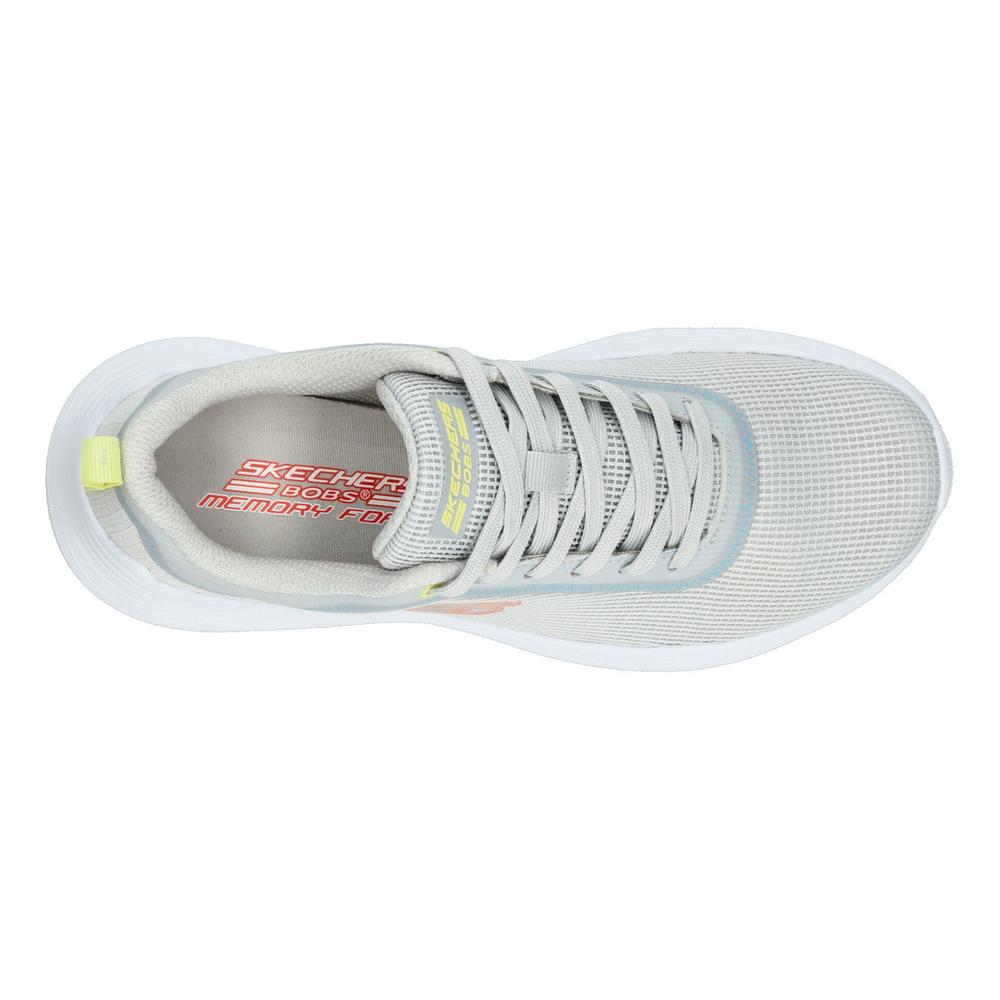 Foto 9 pulgar | Tenis Skechers Bobs Gris Para Mujer [ske1035] Blanco