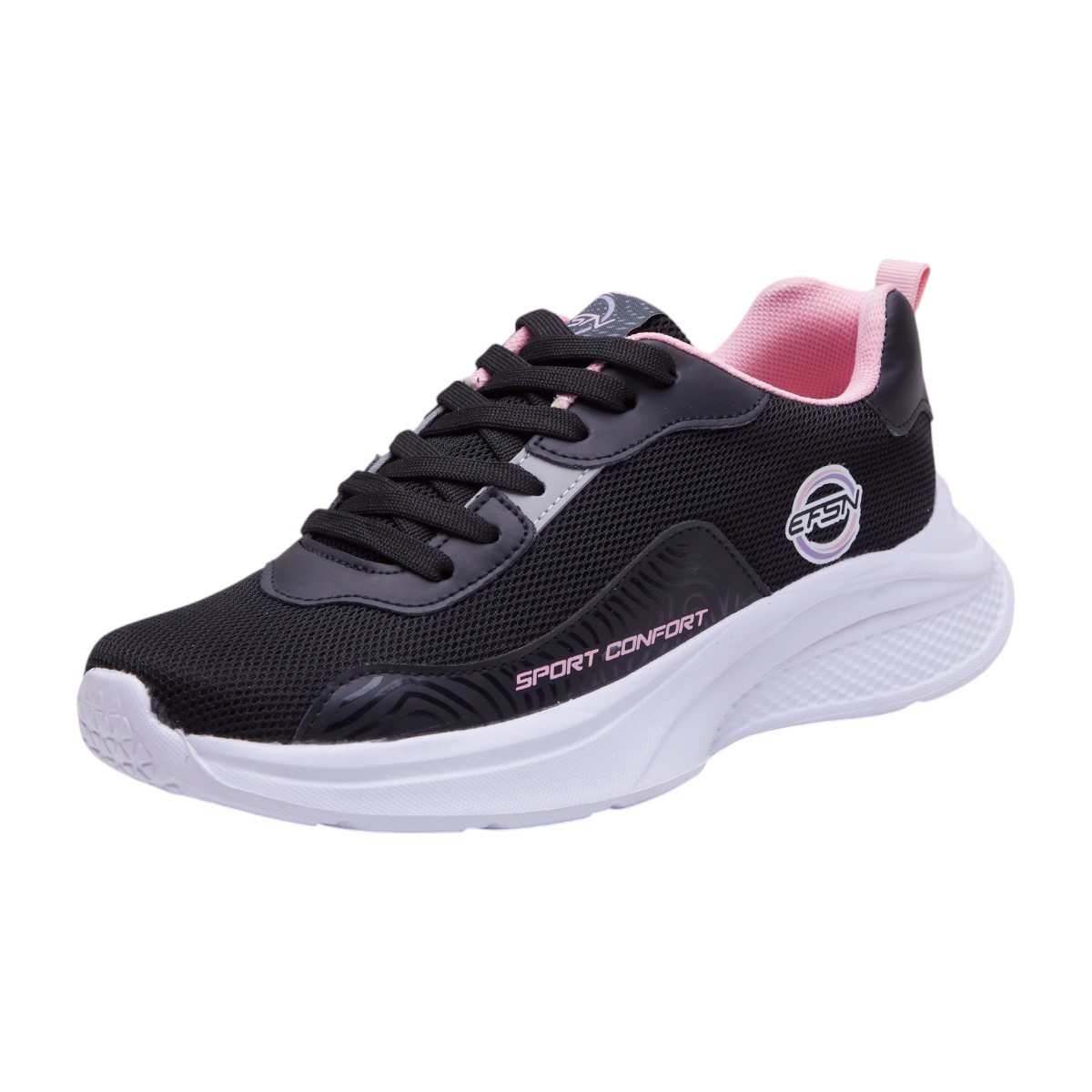 Foto 2 pulgar | Tenis Calzado Watanabe Color Negro Mujer Deportivos Textil