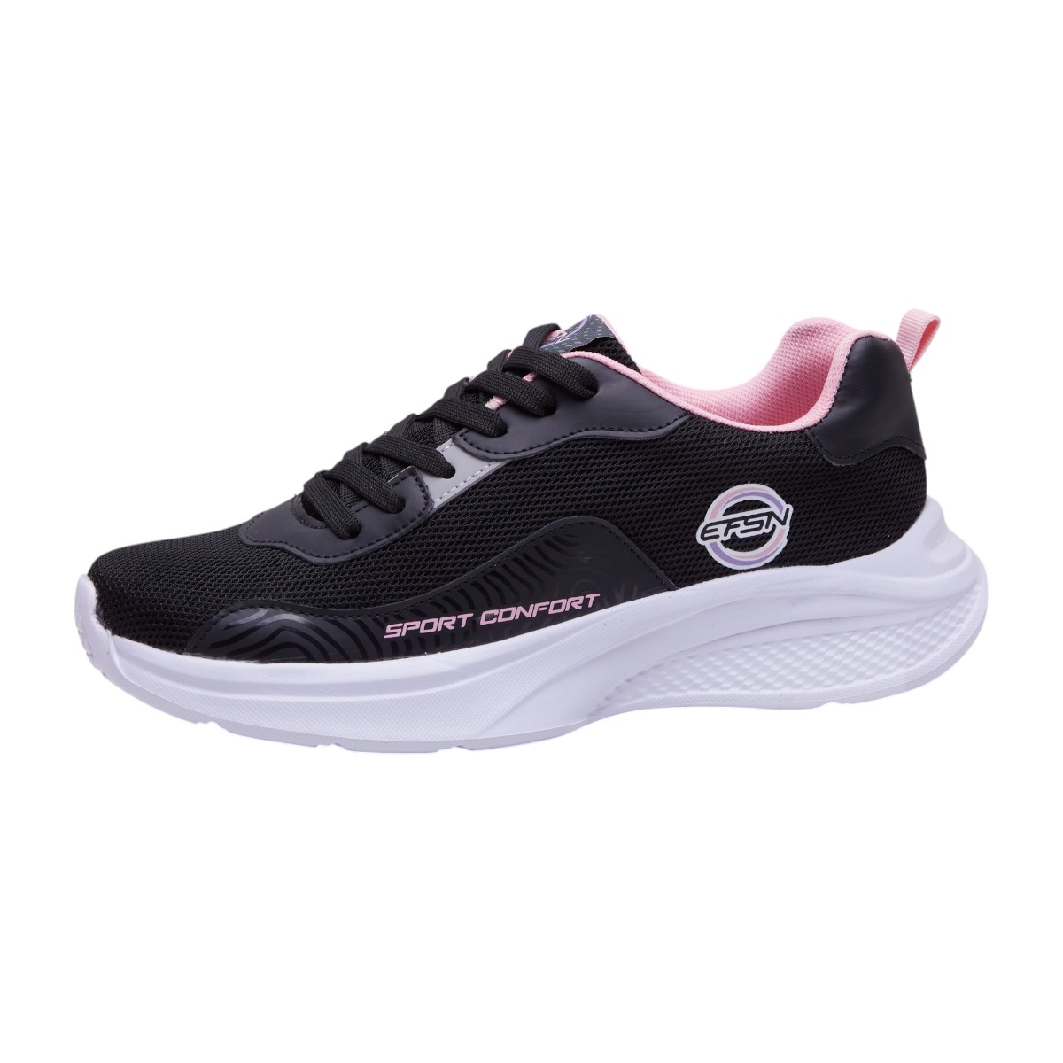 Foto 3 pulgar | Tenis Calzado Watanabe Color Negro Mujer Deportivos Textil