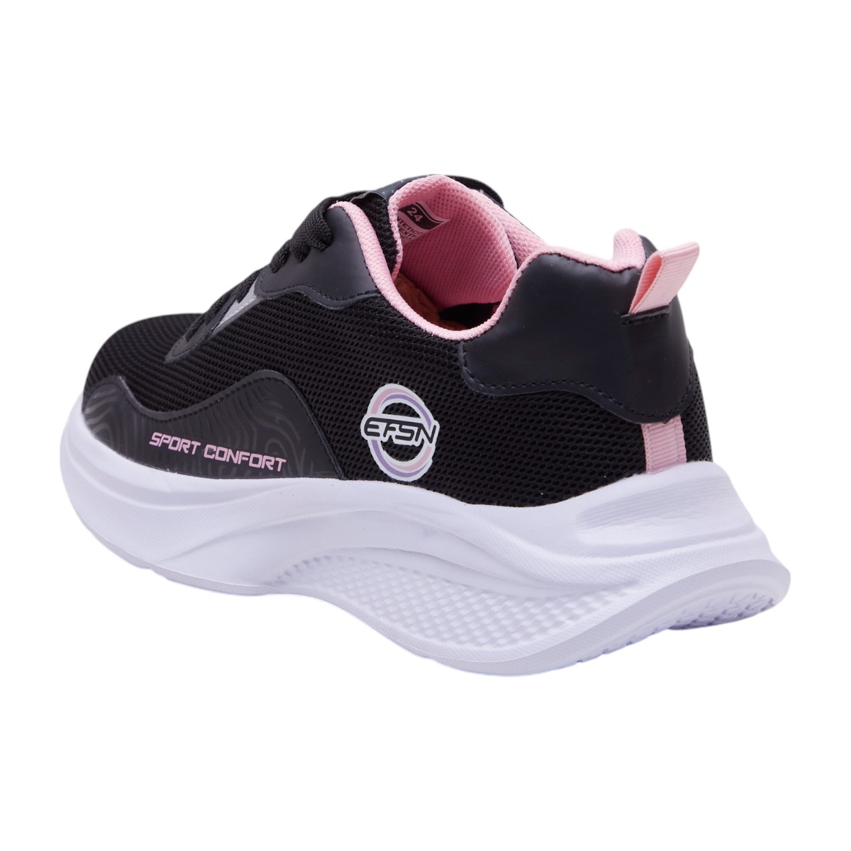 Foto 4 pulgar | Tenis Calzado Watanabe Color Negro Mujer Deportivos Textil