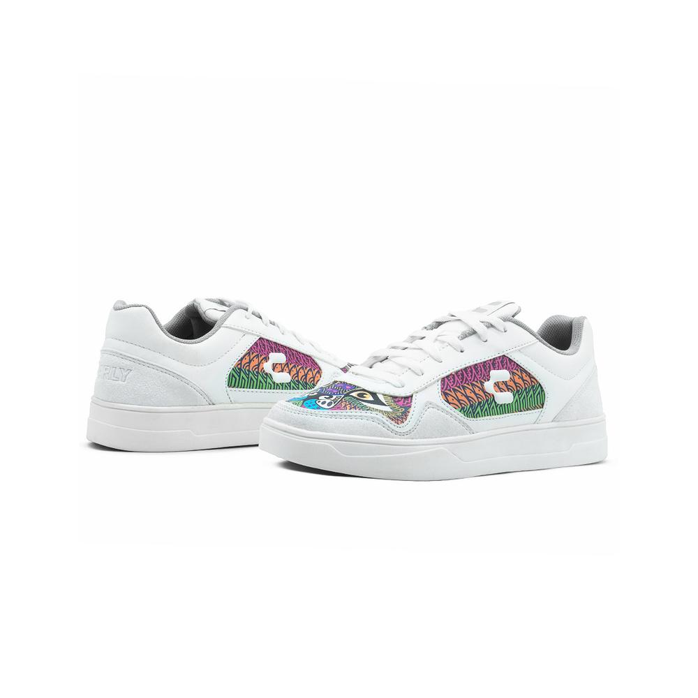 Foto 4 pulgar | Tenis Charly Para Mujer Edición Especial Jacobo & María Ángeles Multicolor Blanco