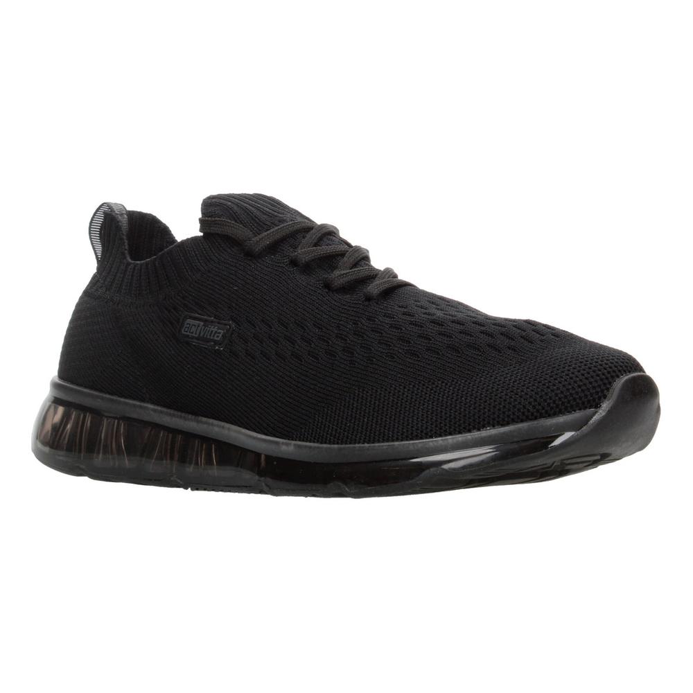 Foto 3 pulgar | Tenis Deportivos Mujer Actvitta Negro De Tejido Tela Tipo Calceta Originales Cómodo Ligeros Casuales Negro