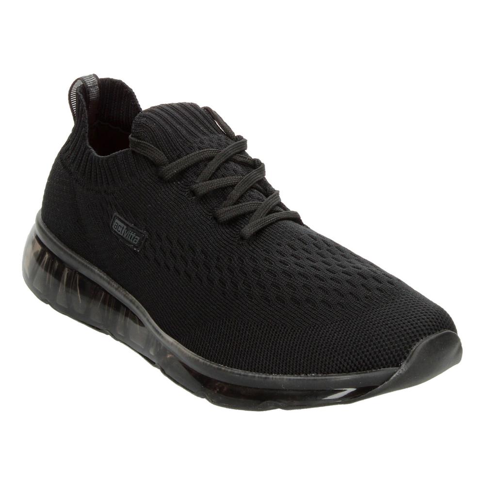 Foto 5 pulgar | Tenis Deportivos Mujer Actvitta Negro De Tejido Tela Tipo Calceta Originales Cómodo Ligeros Casuales Negro