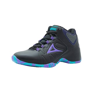 Foto 4 | Tenis Para Mujer Pirma Basket Basquetbol Color Negro Morado Negro