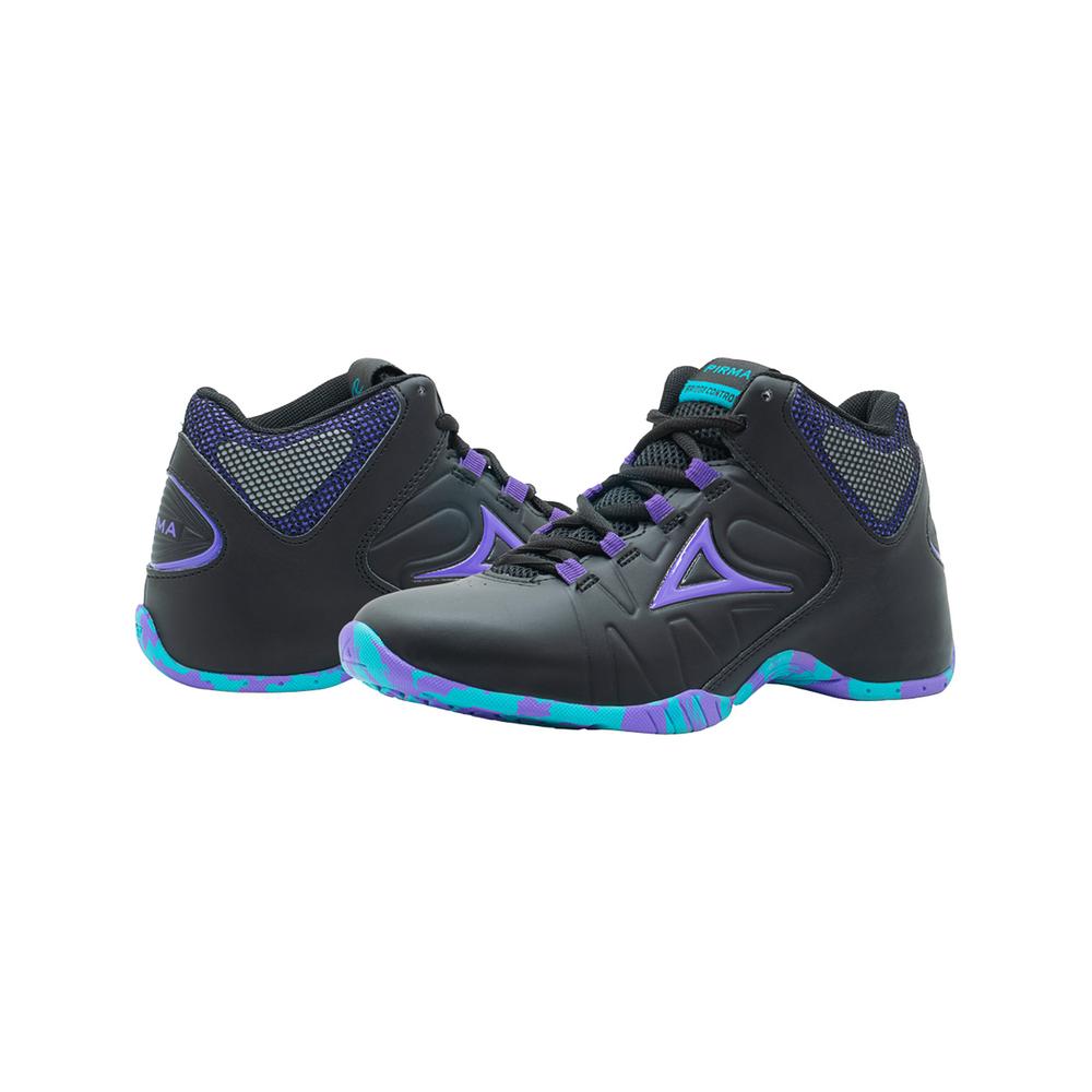 Foto 6 pulgar | Tenis Para Mujer Pirma  Basket Basquetbol Color Negro Morado Negro