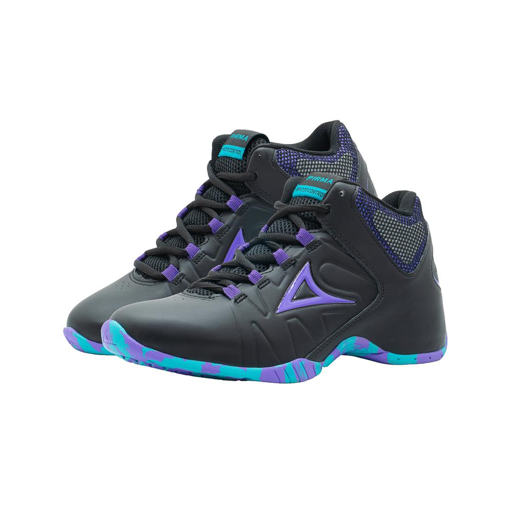 Foto 7 pulgar | Tenis Para Mujer Pirma  Basket Basquetbol Color Negro Morado Negro