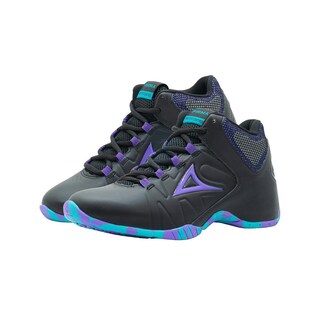Foto 6 | Tenis Para Mujer Pirma Basket Basquetbol Color Negro Morado Negro