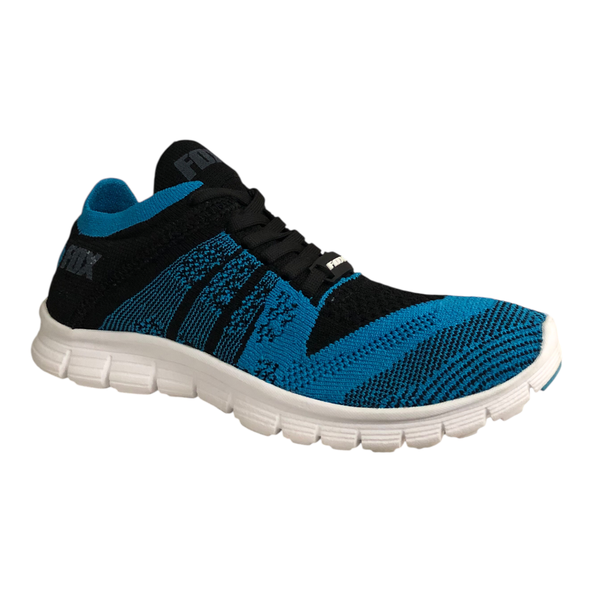 Tenis Deportivo Color Cielo/negro  Para Dama Fox
