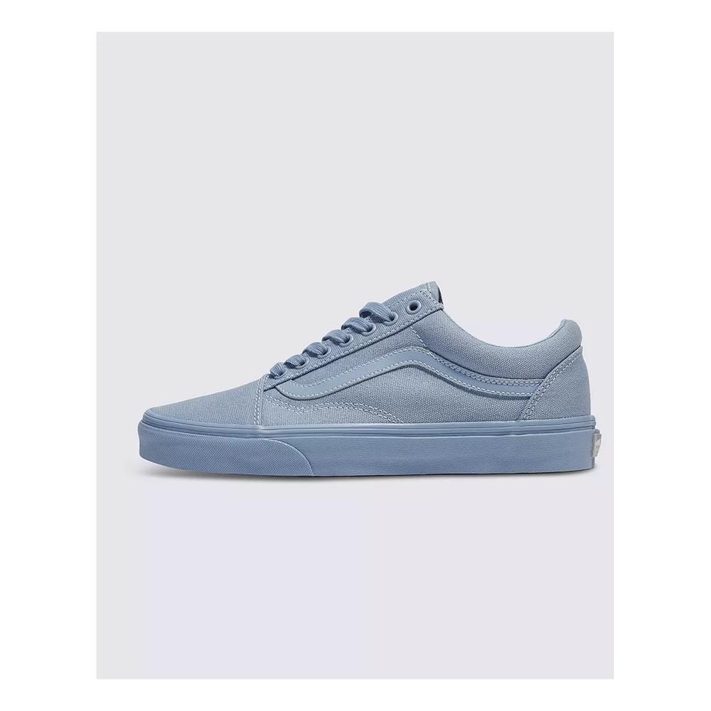 Foto 3 pulgar | Tenis Vans Mujer Clasicos Comodos Skate Suela Baja Azul