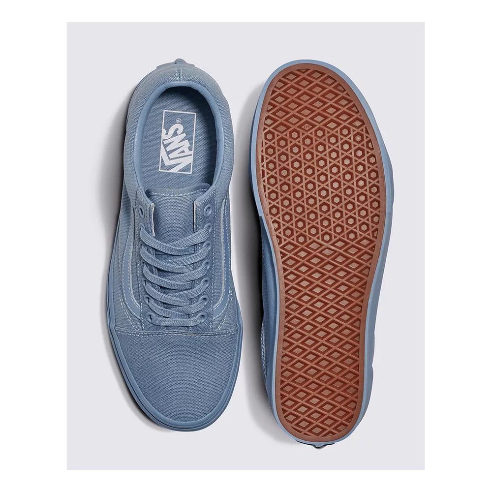 Foto 4 pulgar | Tenis Vans Mujer Clasicos Comodos Skate Suela Baja Azul
