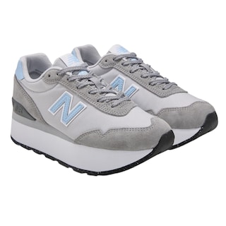 Foto 1 | Tenis Deportivos New Balance Grey 515h Platform Retro Sneaker para Mujer