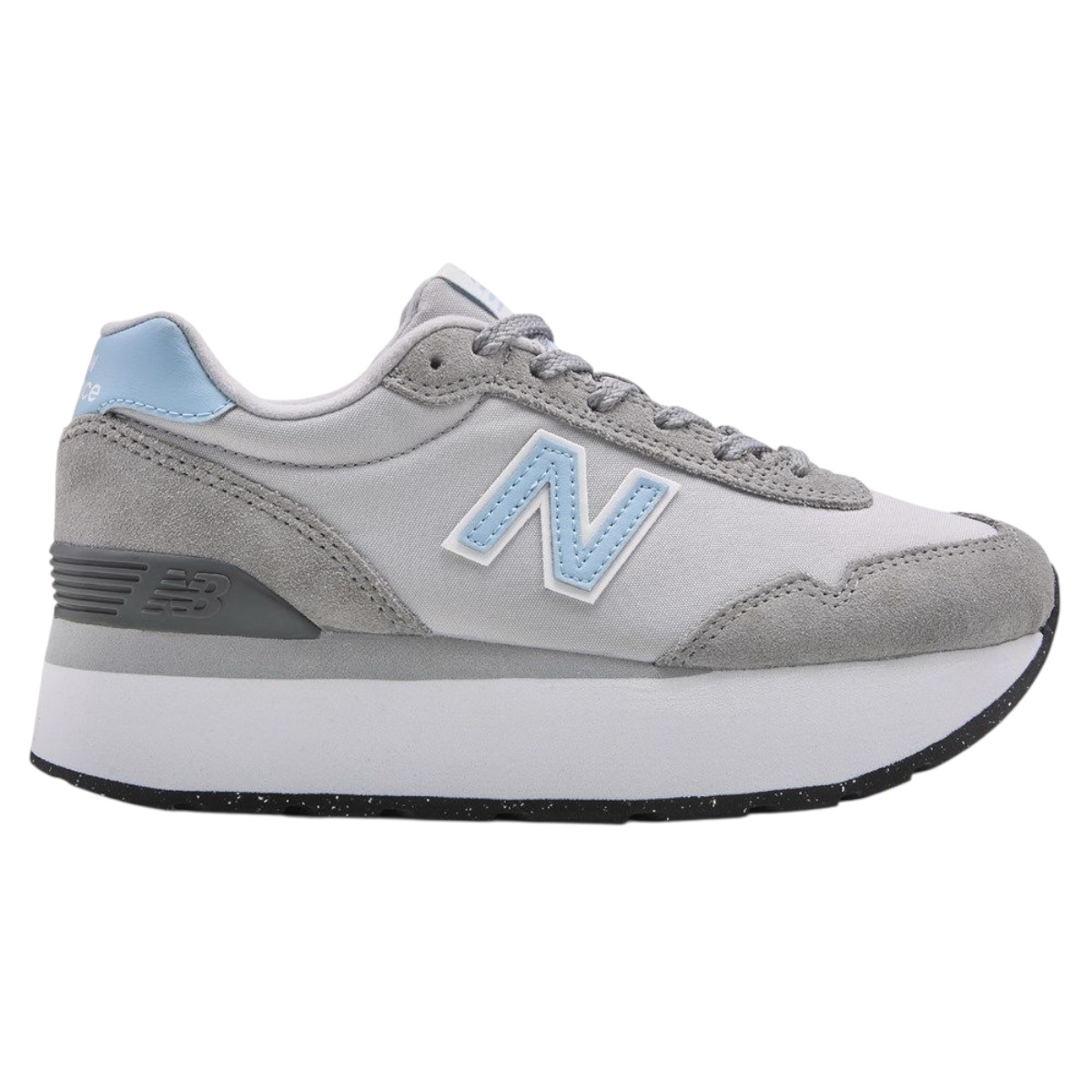 Foto 3 pulgar | Tenis Deportivos New Balance Grey 515h Platform Retro Sneaker para Mujer