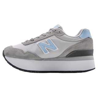 Foto 3 | Tenis Deportivos New Balance Grey 515h Platform Retro Sneaker para Mujer