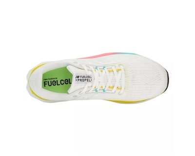 Foto 4 | Tenis Running New Balance Fuelcell Propel V5 Blancos para Mujer