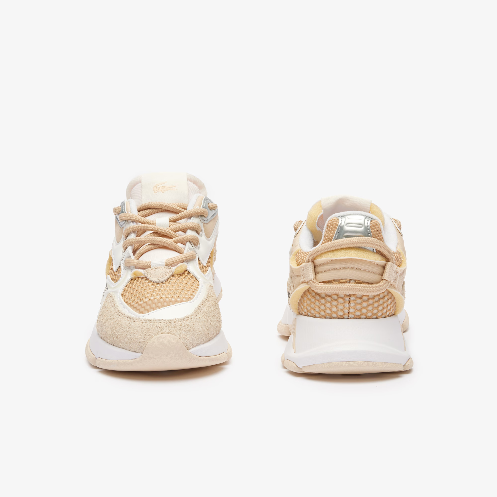 Foto 5 pulgar | Tenis Lacoste Sneaker L003 Neo Beige Deportivos Para Mujer Moda - Original
