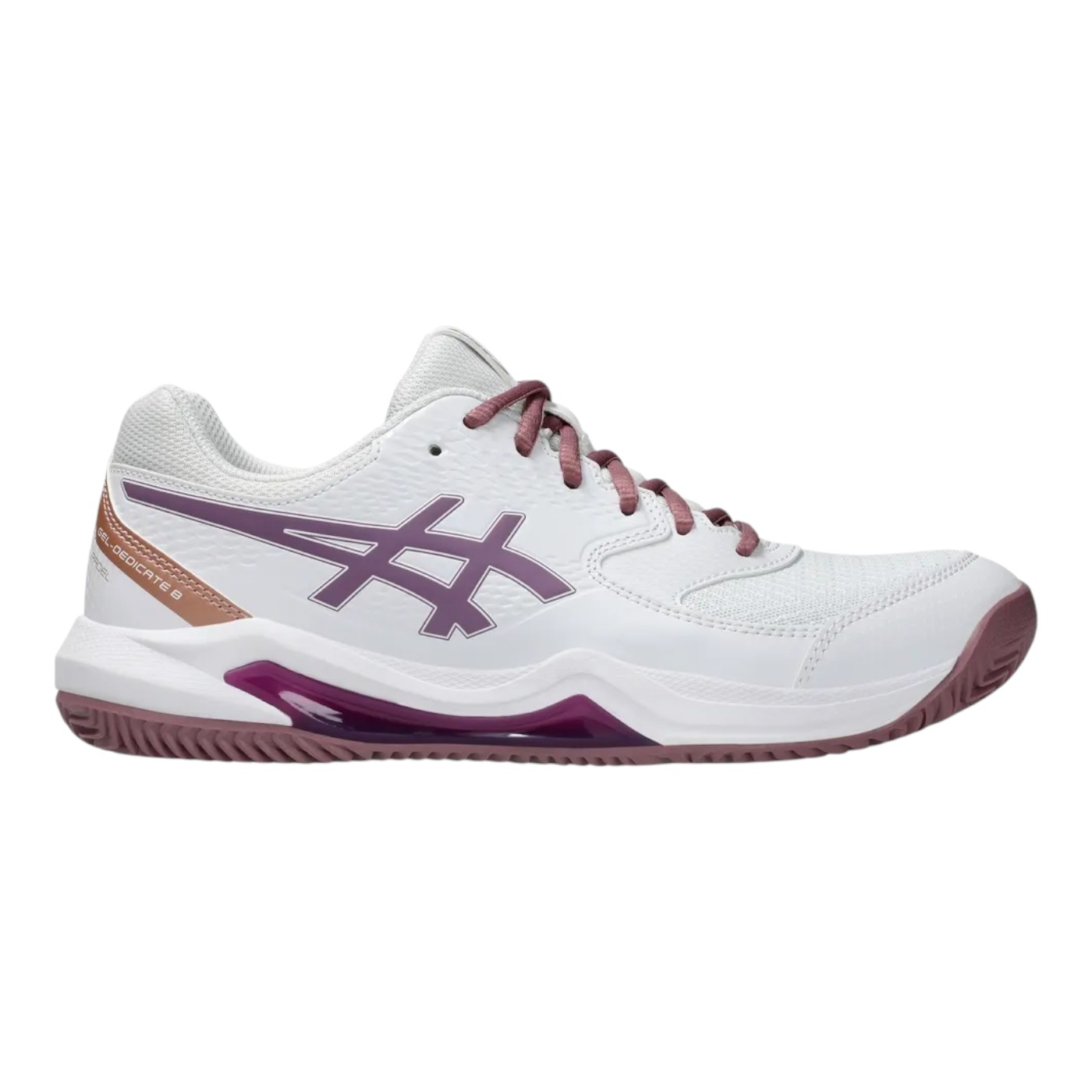 Foto 1 | Tenis Asics Dedicate Para Mujer Color Blanco Modelo 1042a241103