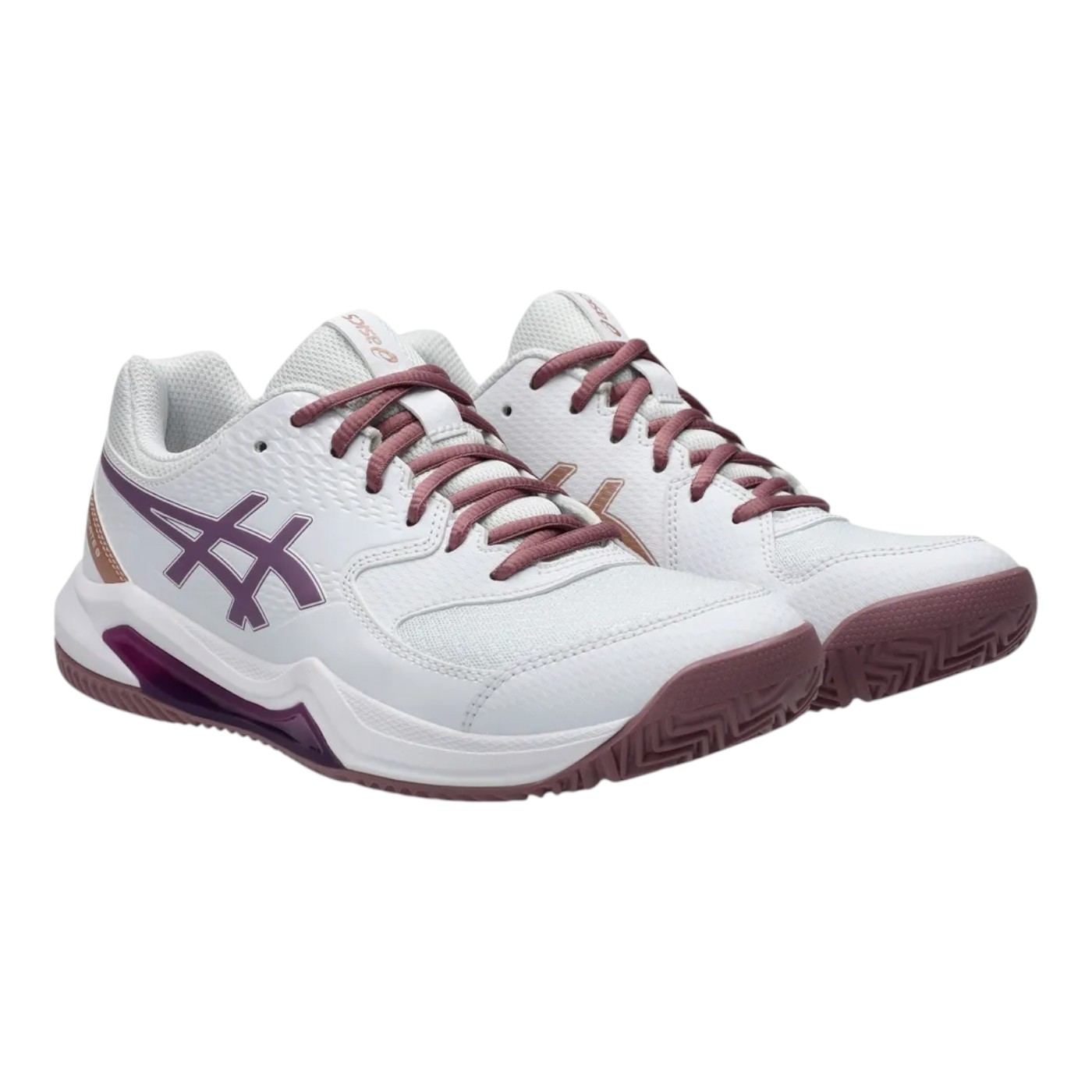 Foto 3 | Tenis Asics Dedicate Para Mujer Color Blanco Modelo 1042a241103