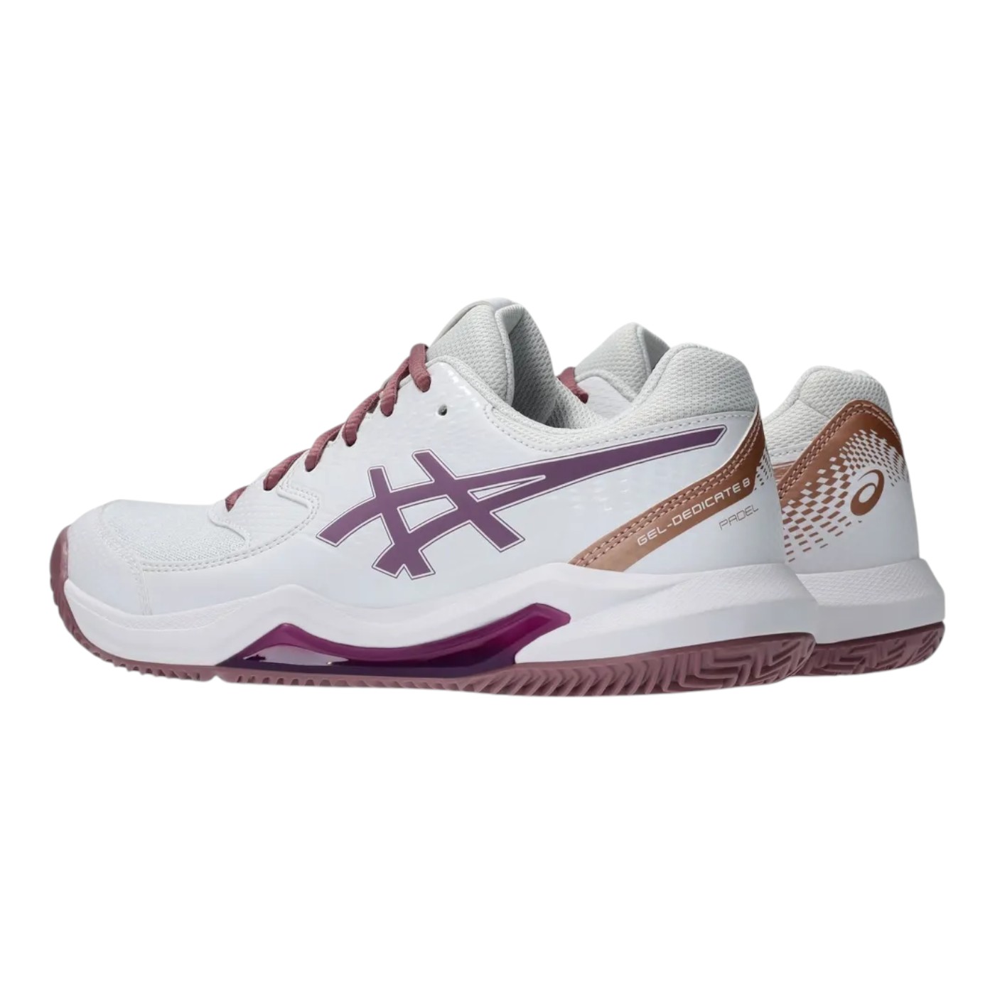 Foto 5 pulgar | Tenis Asics Dedicate Para Mujer Color Blanco Modelo 1042a241103