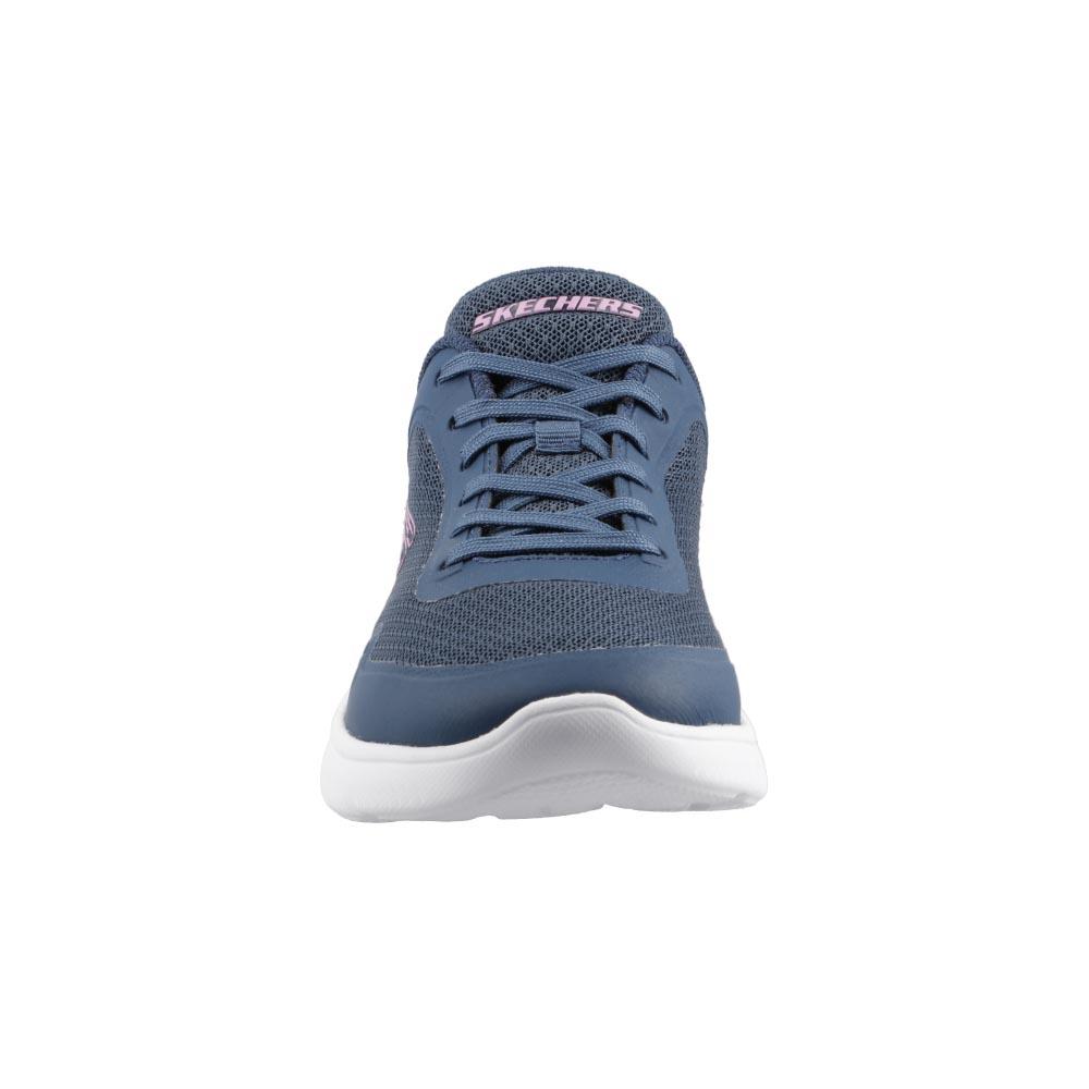 Foto 5 | Tenis Mujer Skechers Textil Comodos Sports Versatil Textiles Azul