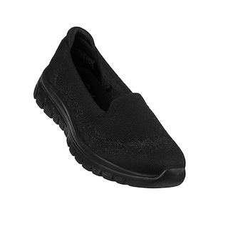 Foto 1 | Tenis Confort Skechers Mujer Ajuste Elastico Negro
