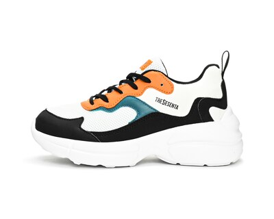 Foto 2 | Tenis 360 Filadelfia Sneaker Deportivo Blanco-naranja