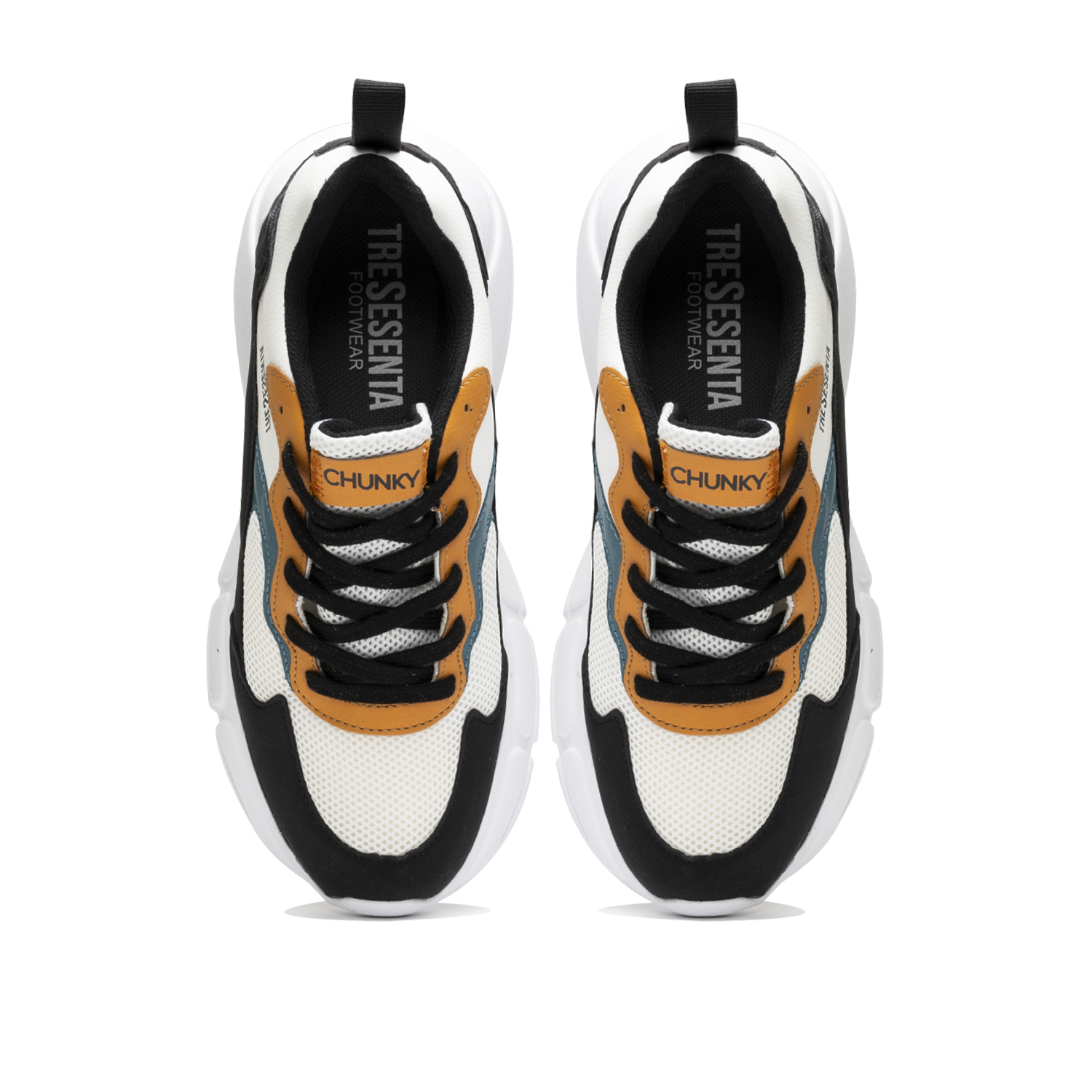 Foto 4 | Tenis 360 Filadelfia Sneaker Deportivo Blanco-naranja